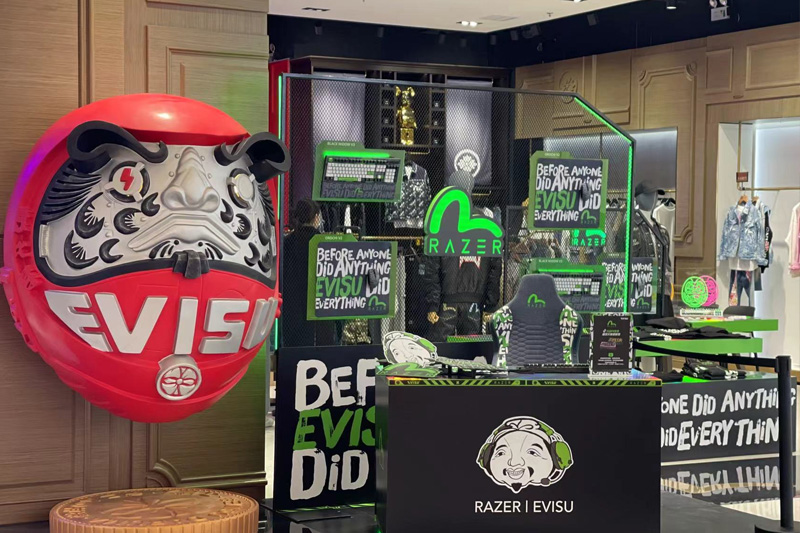 EVISU X RAZER联名门店活动